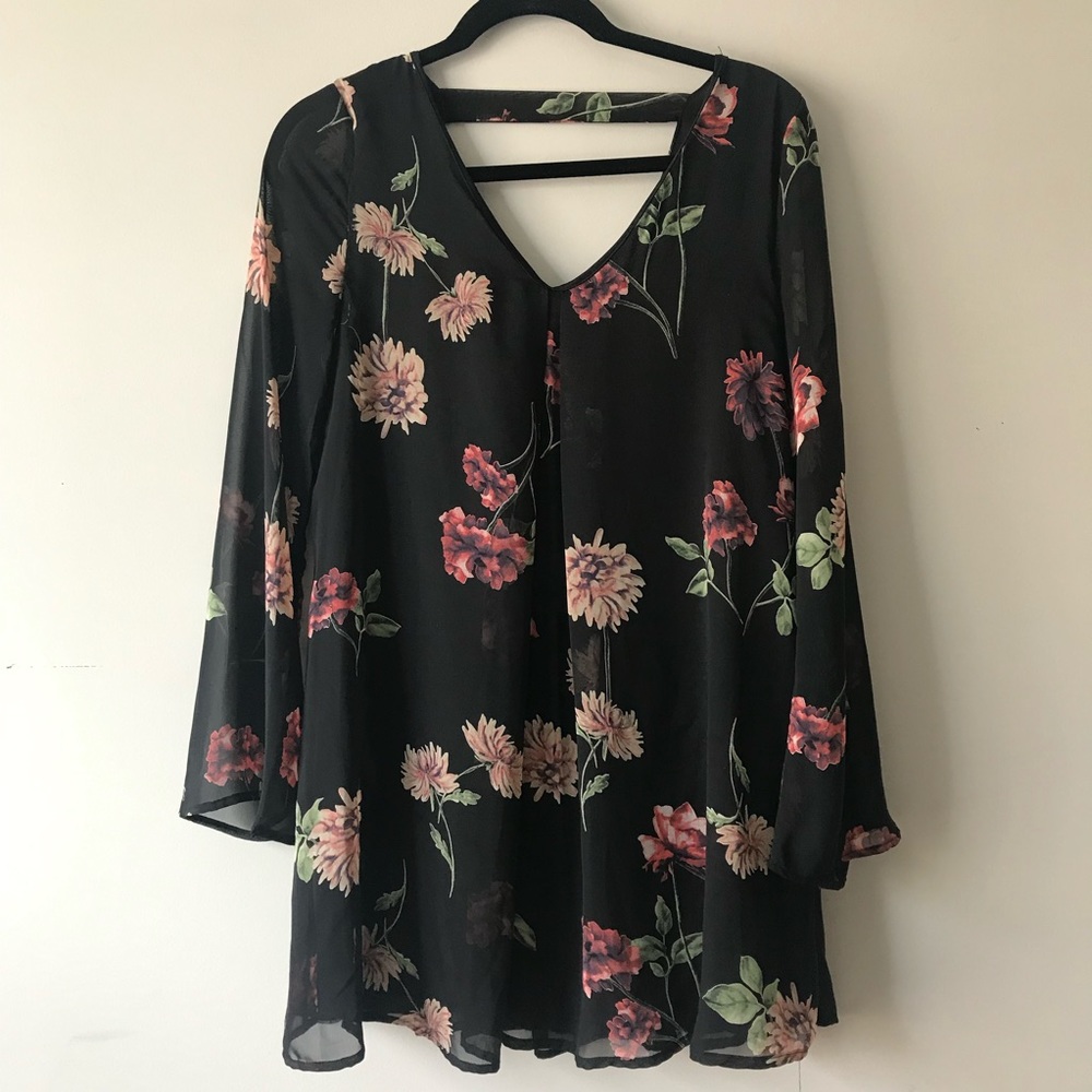 Honey Punch Floral Tunic